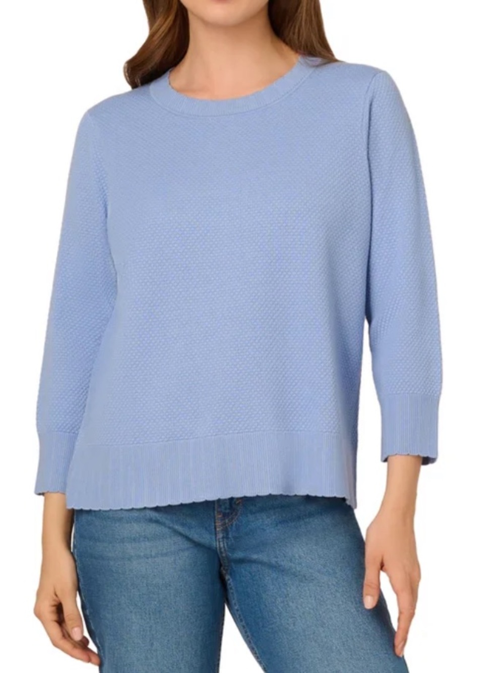 NWT Adrianna Papell Light Blue Crewneck Women’s Sweater